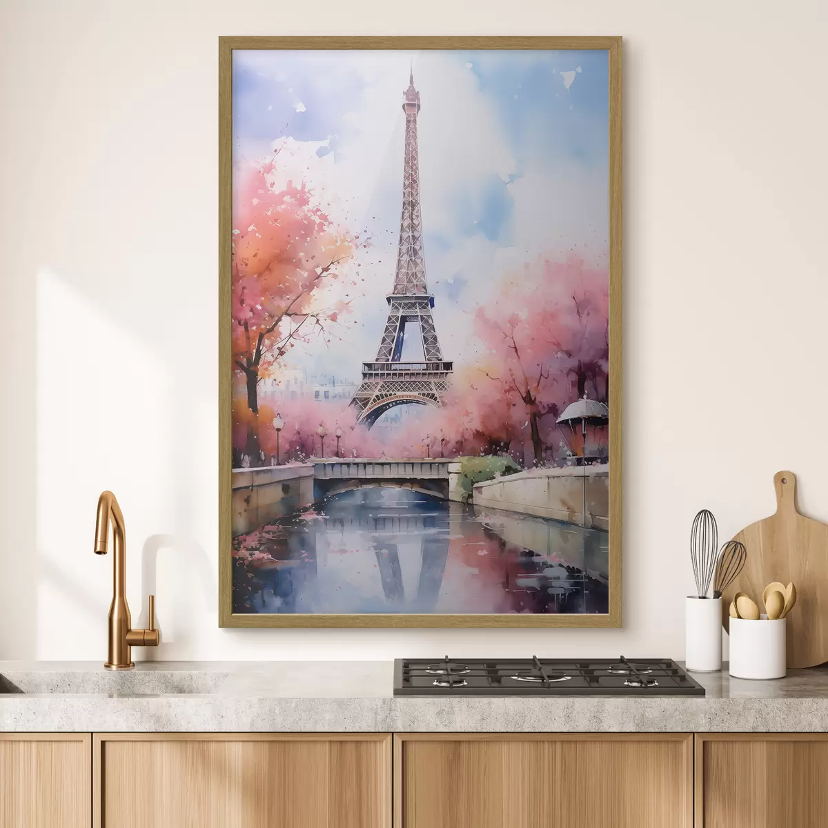Poster Blick auf den Eiffelturm f42079
