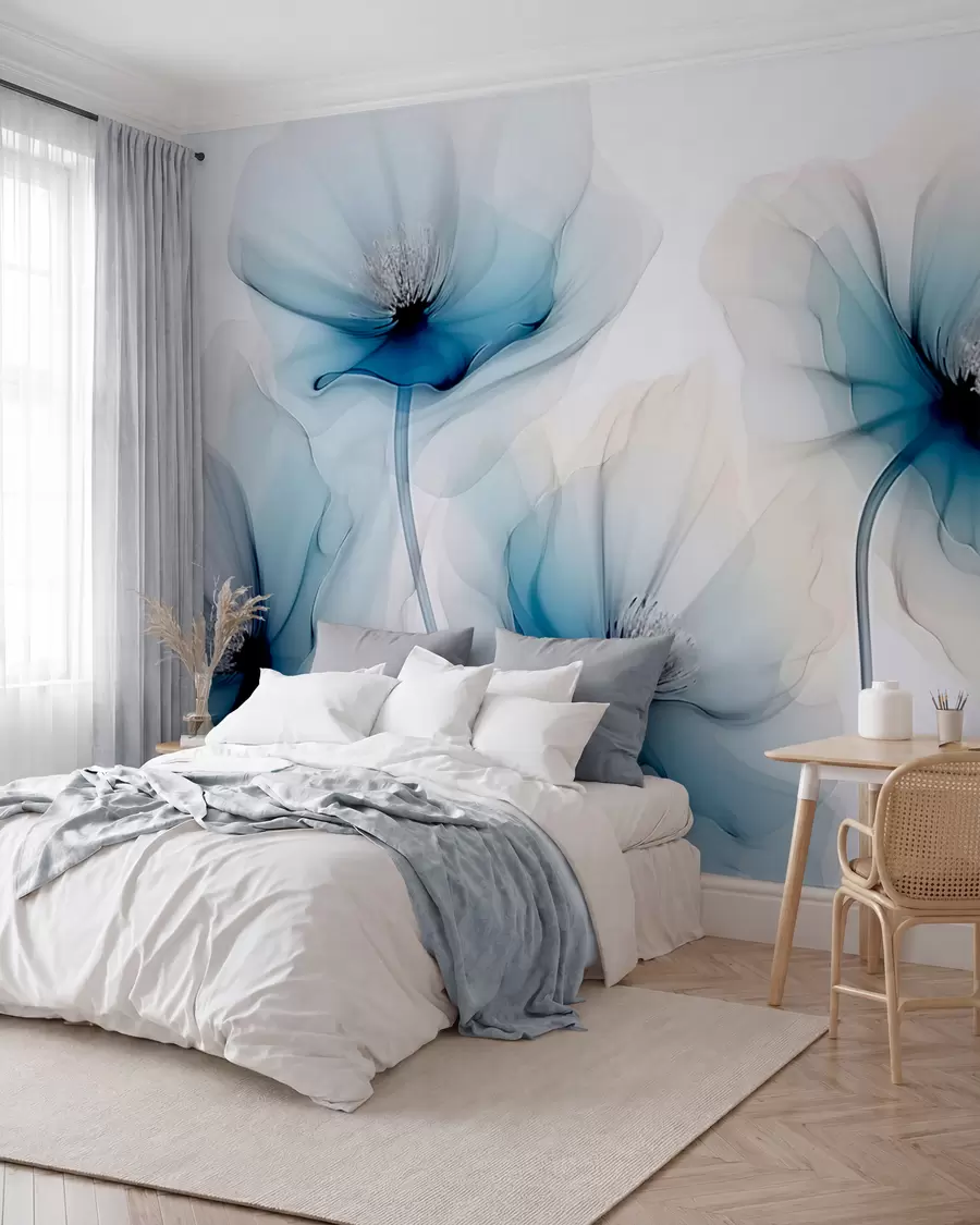 Fototapete Transparente Blumen w02696