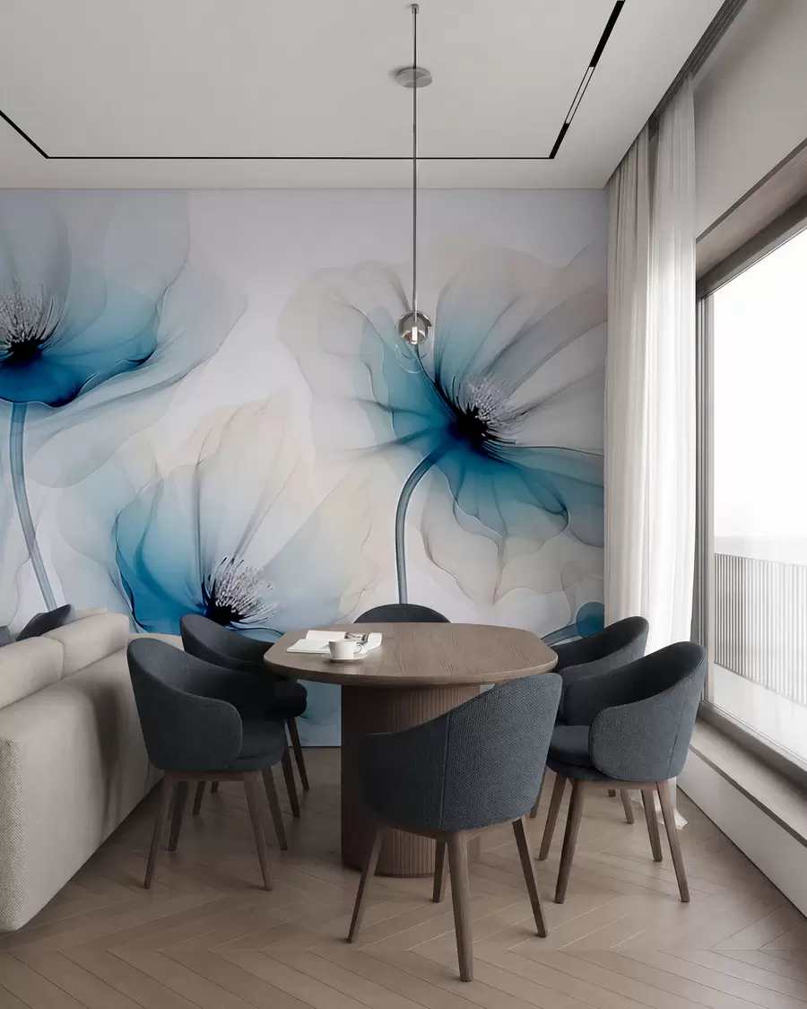 Fototapete Transparente Blumen w02696