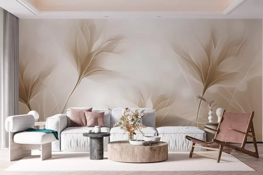 Fototapete Zarte transparente Blütenblätter w02697v1