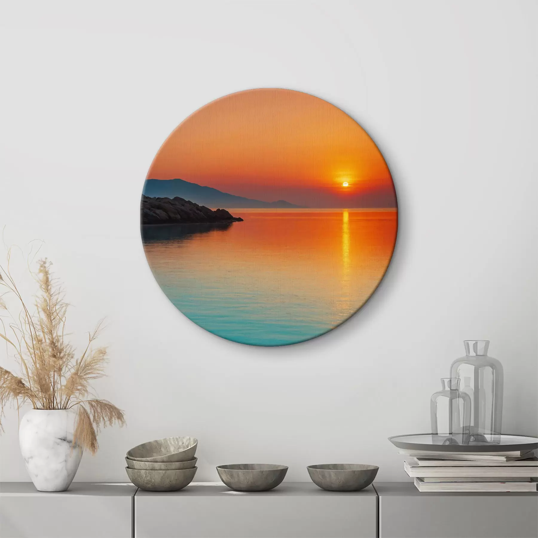 Fototapete Meer bei Sonnenuntergang r40464