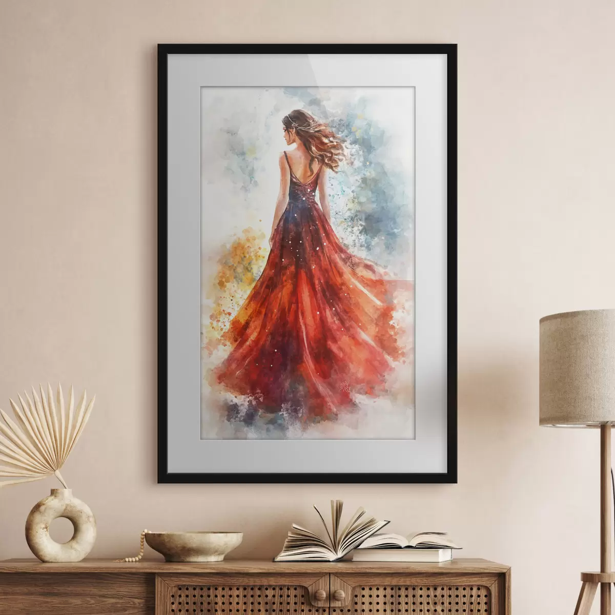 Poster Rote Bewegung f42193