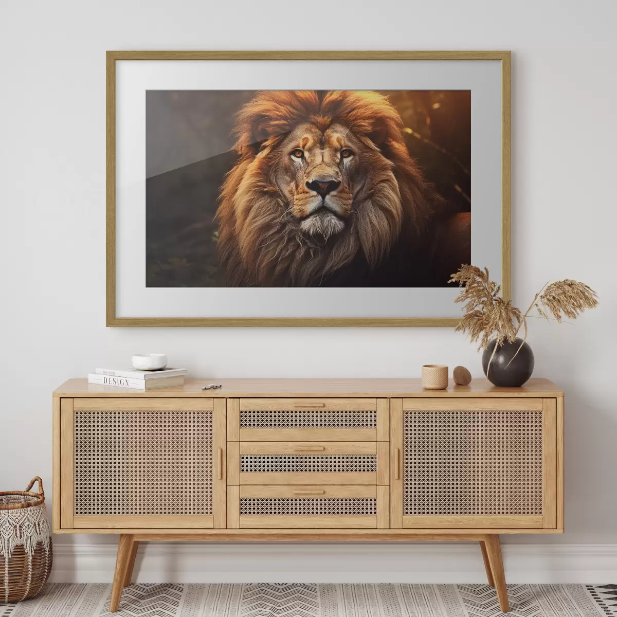 Poster Wunderschöner Löwe f42390