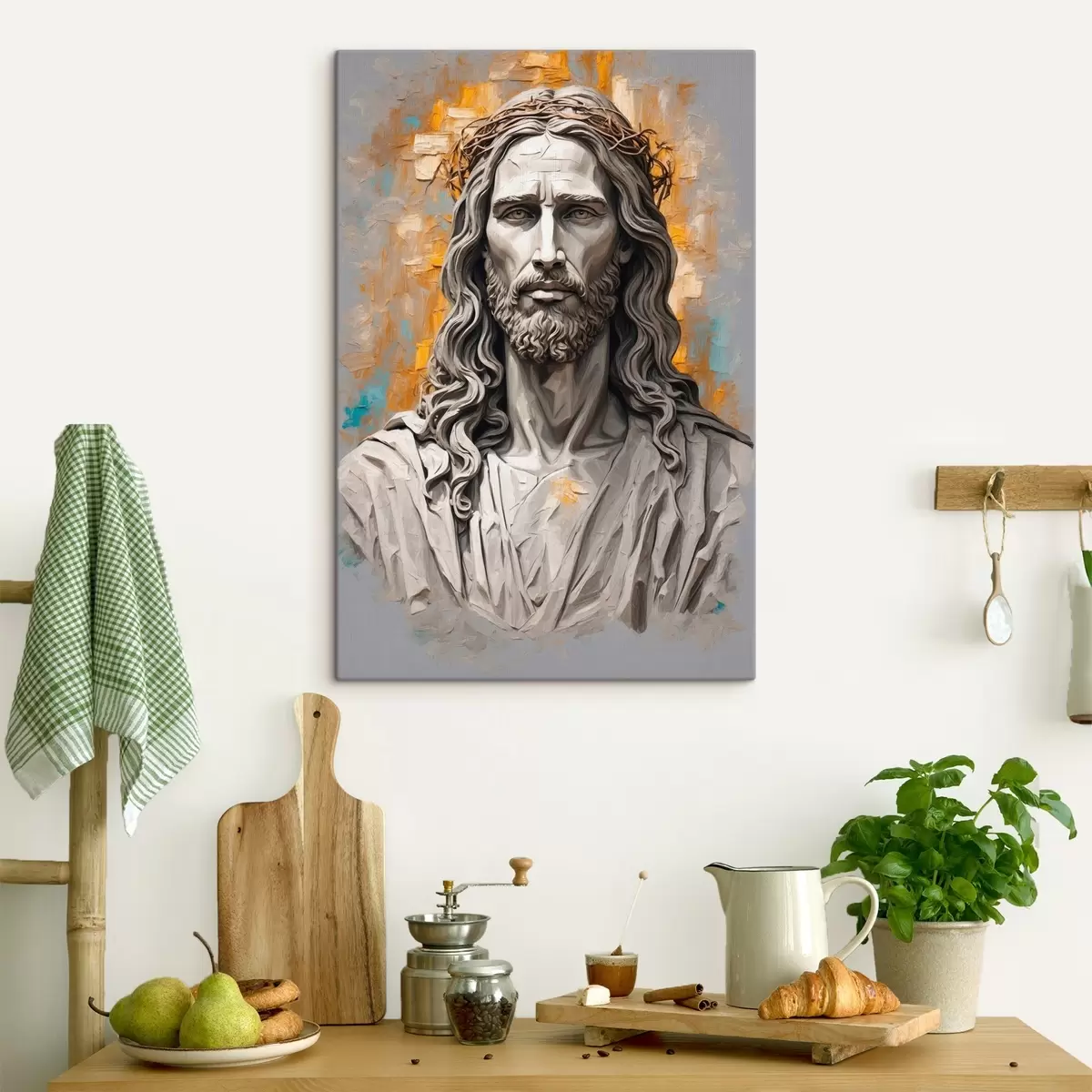 Fototapete Statue von Jesus s42270