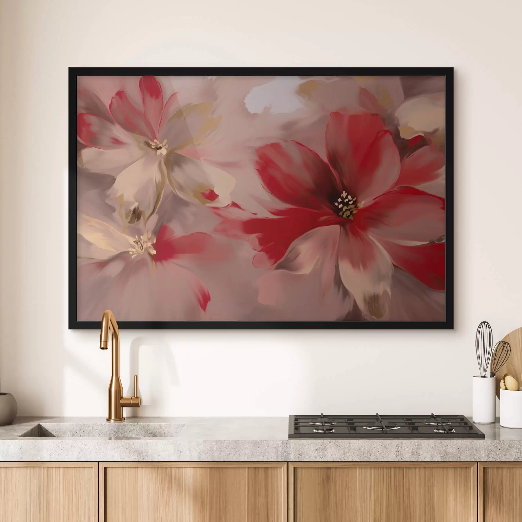 Fototapete Abstrakte Blumen f42460