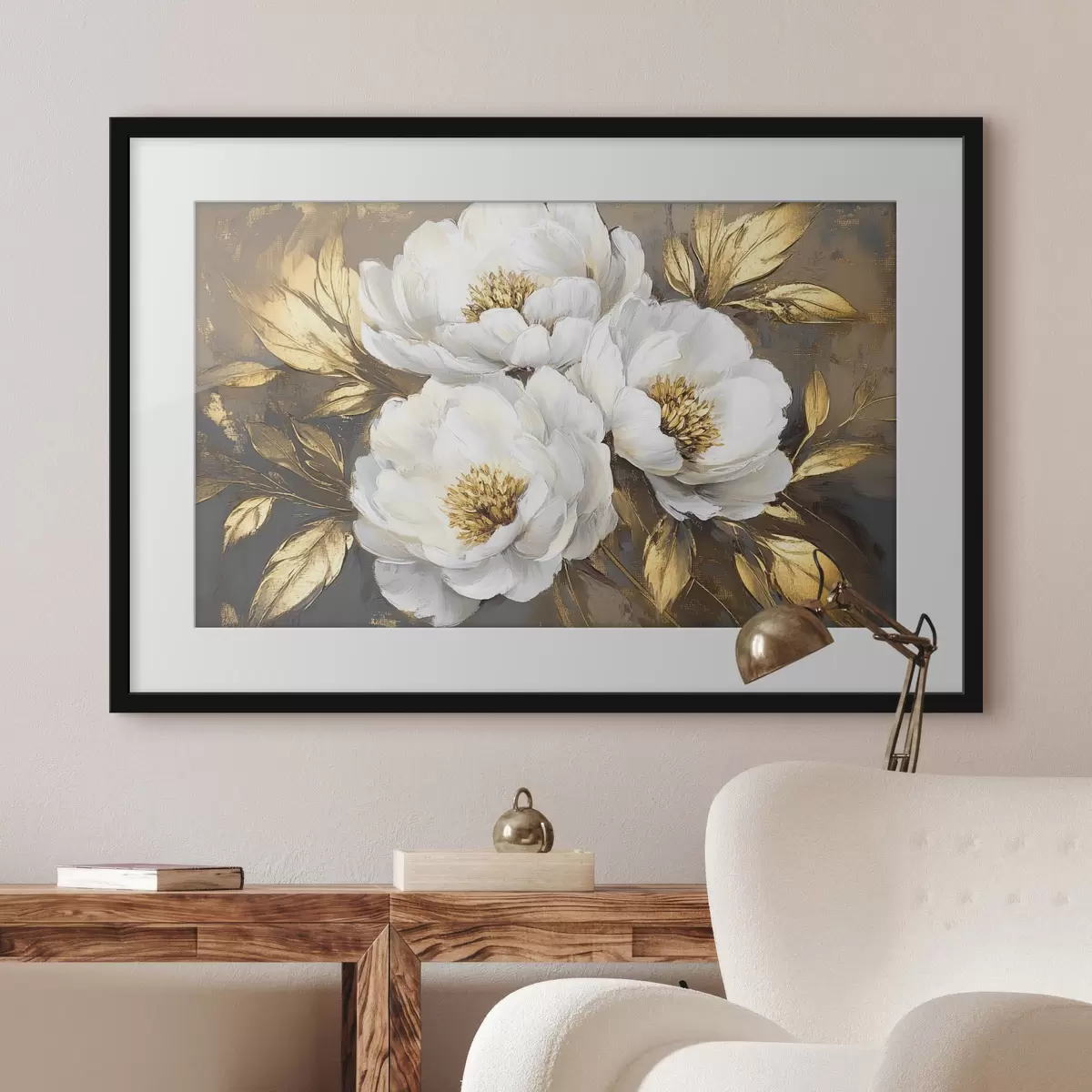 Poster Trio in Weiß f42604