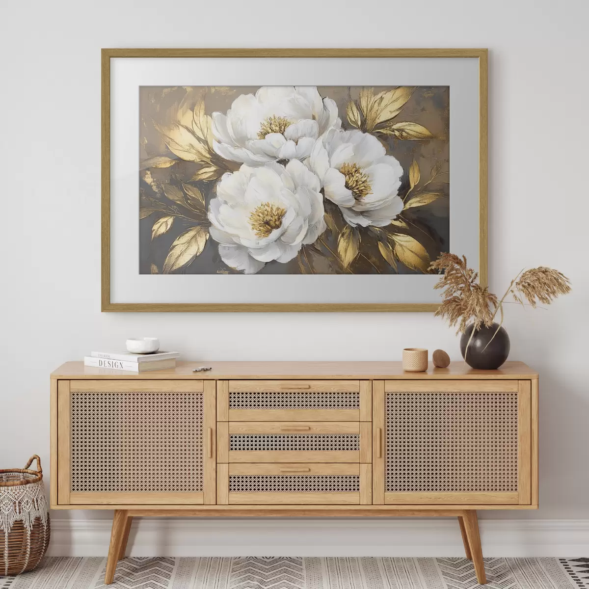 Poster Trio in Weiß f42604