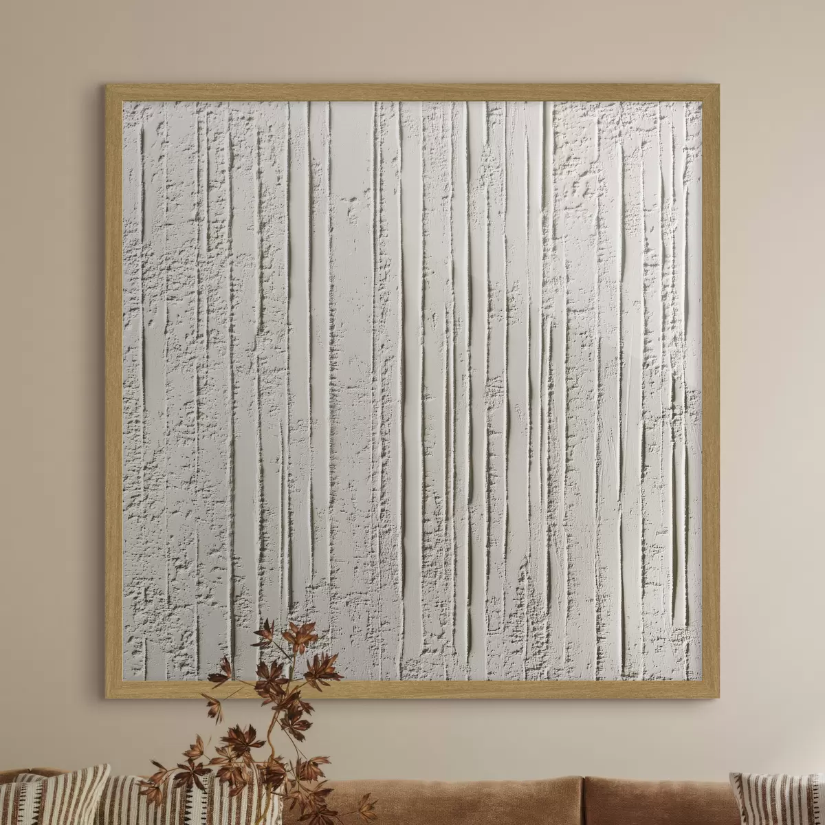 Poster Texturierte monochrome Abstraktion f42614