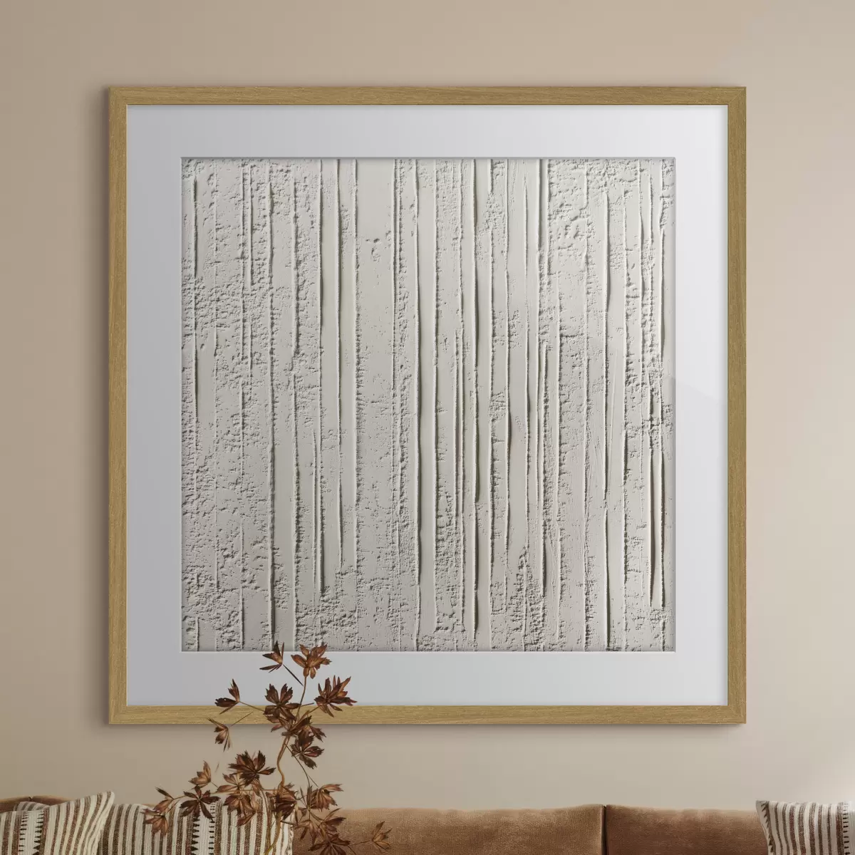Poster Texturierte monochrome Abstraktion f42614