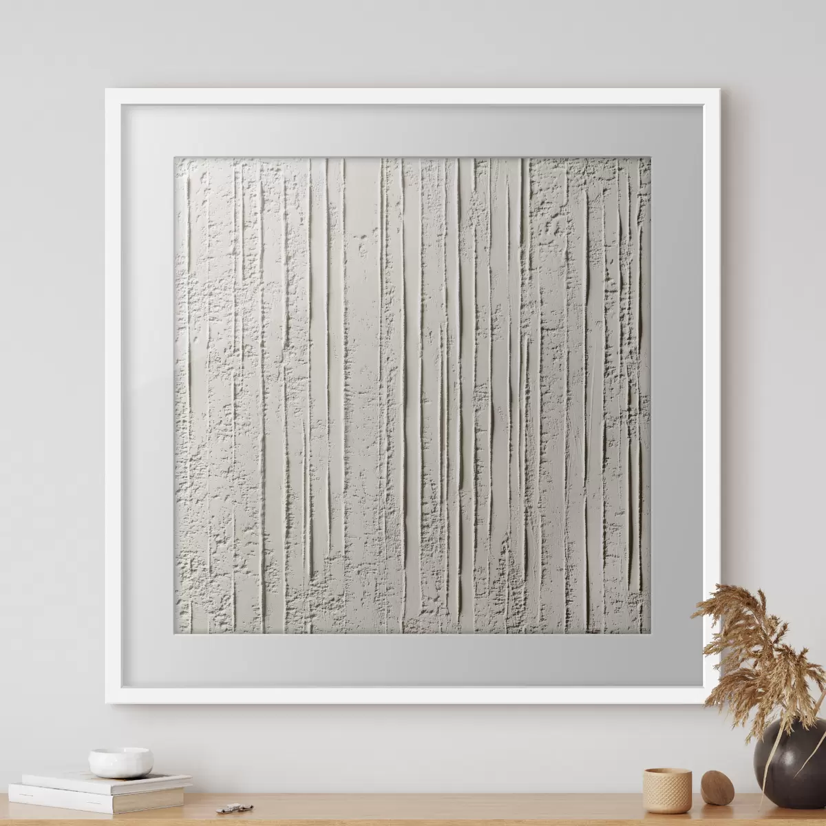 Poster Texturierte monochrome Abstraktion f42614