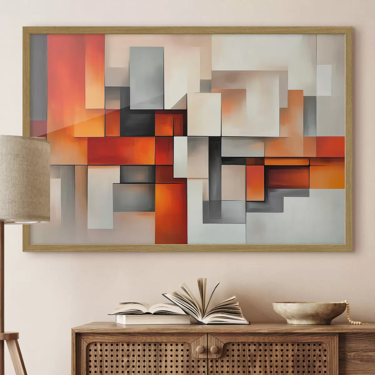 Poster Geometrische Abstraktion f42554