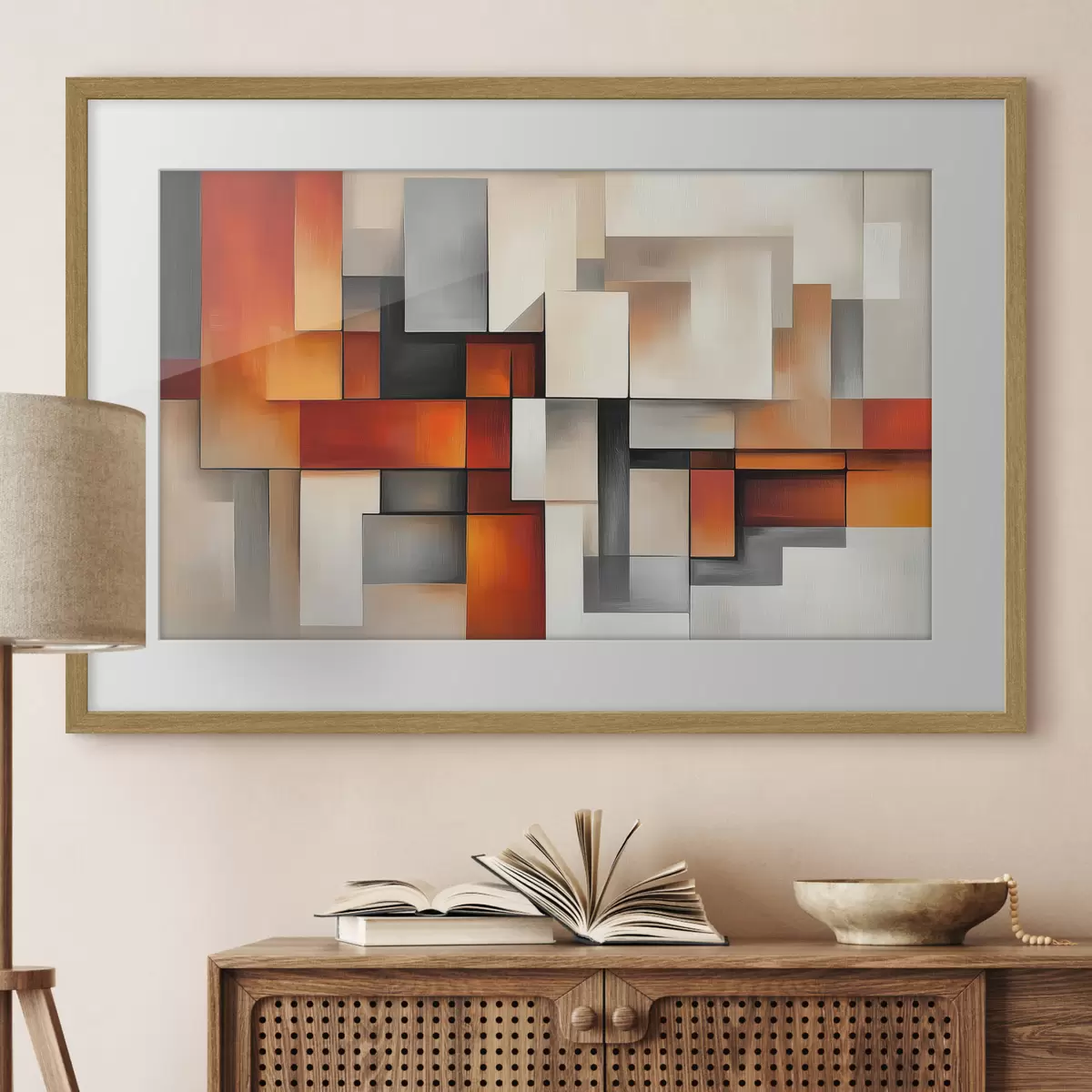 Poster Geometrische Abstraktion f42554