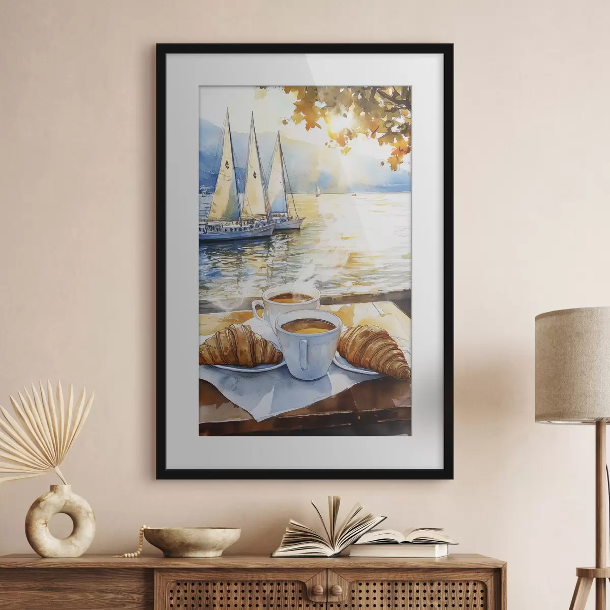 Poster Kaffee und Versprechen f42443