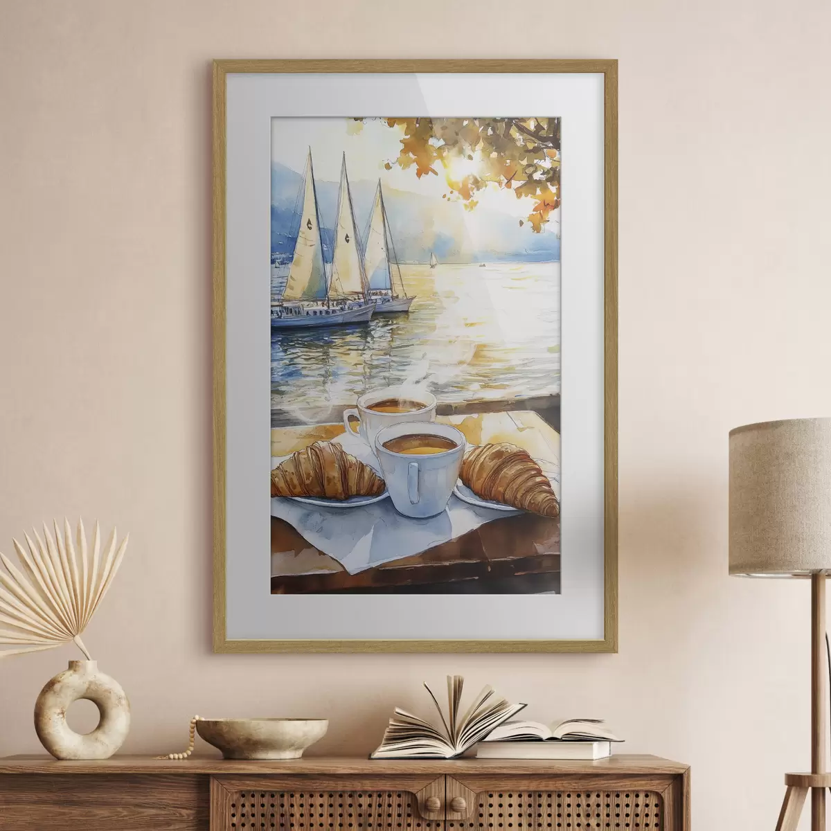 Poster Kaffee und Versprechen f42443
