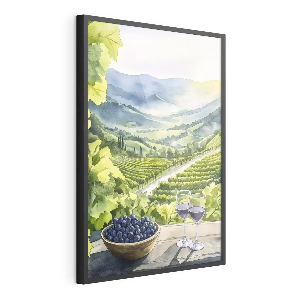 Poster Wein und Freiheit f42444