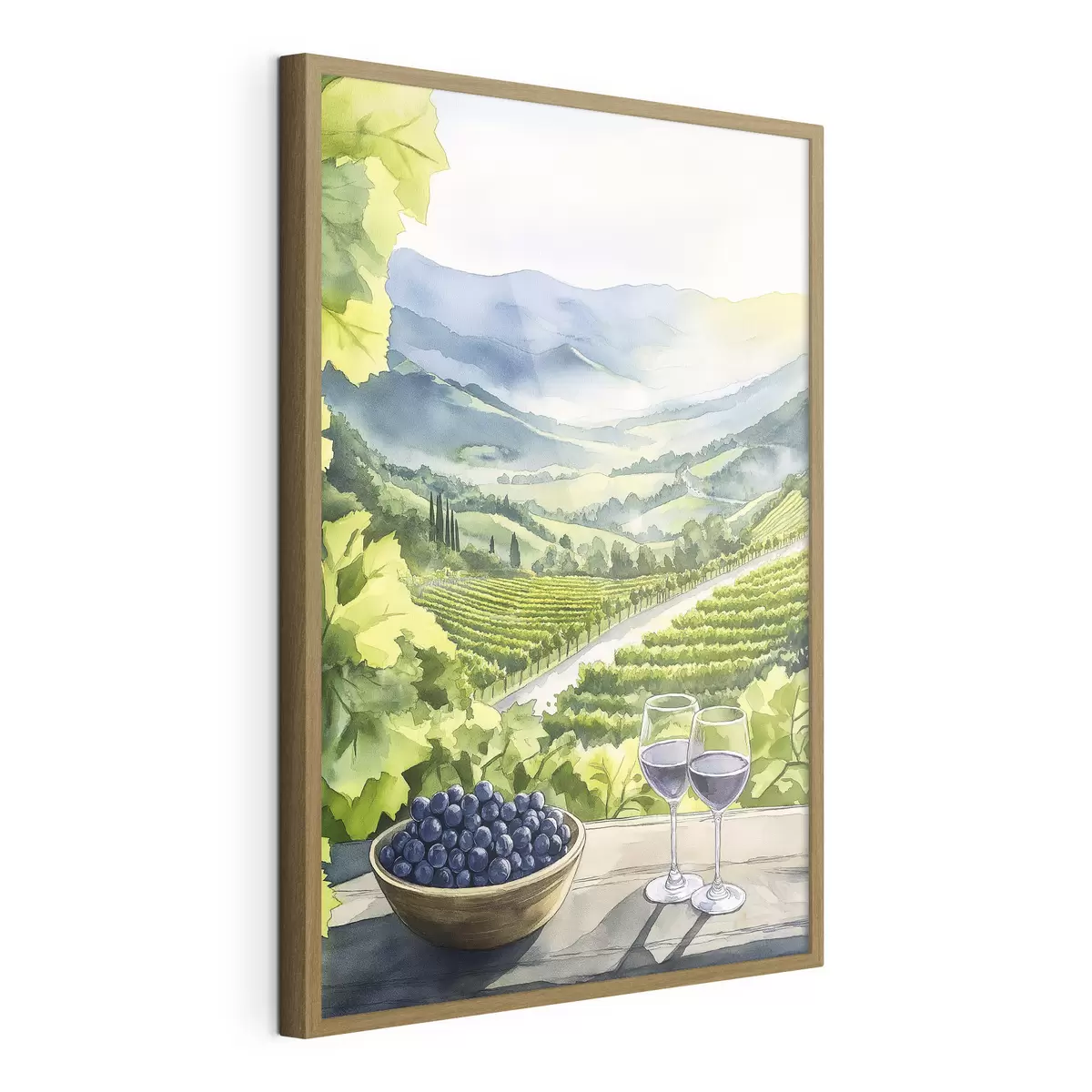 Poster Wein und Freiheit f42444