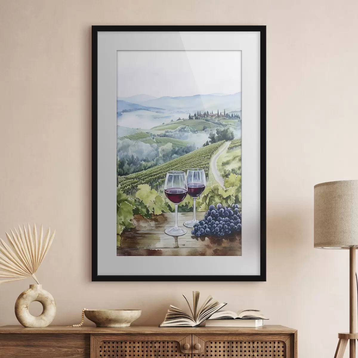 Poster Wein und Traum f42445