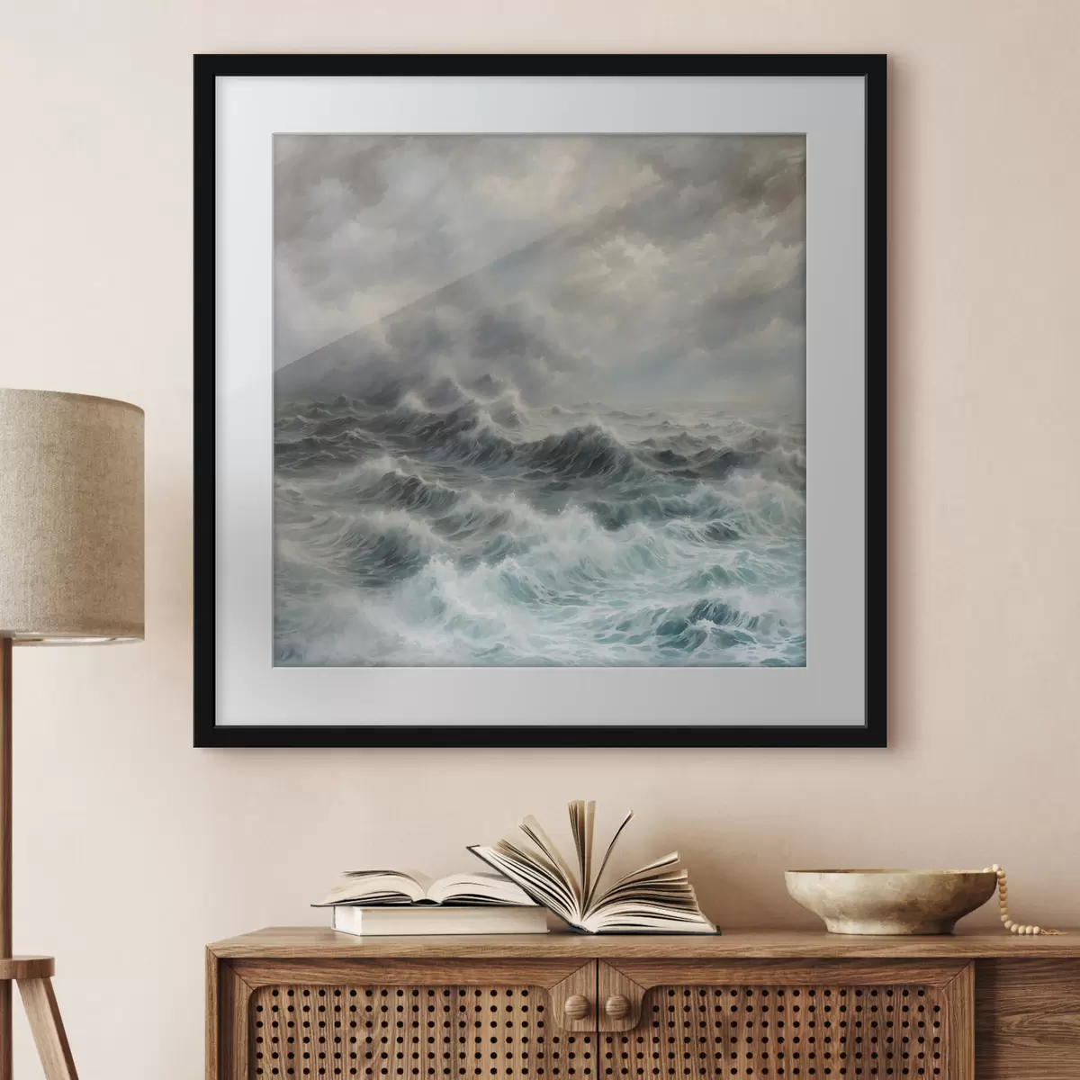 Poster Sturm auf dem Meer f42530