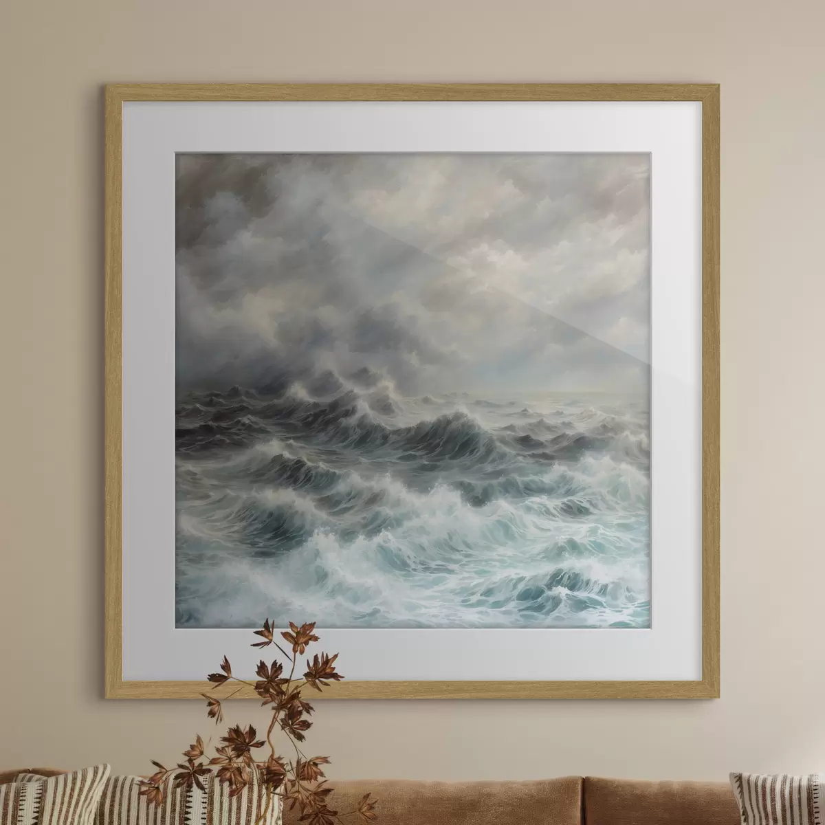 Poster Sturm auf dem Meer f42530