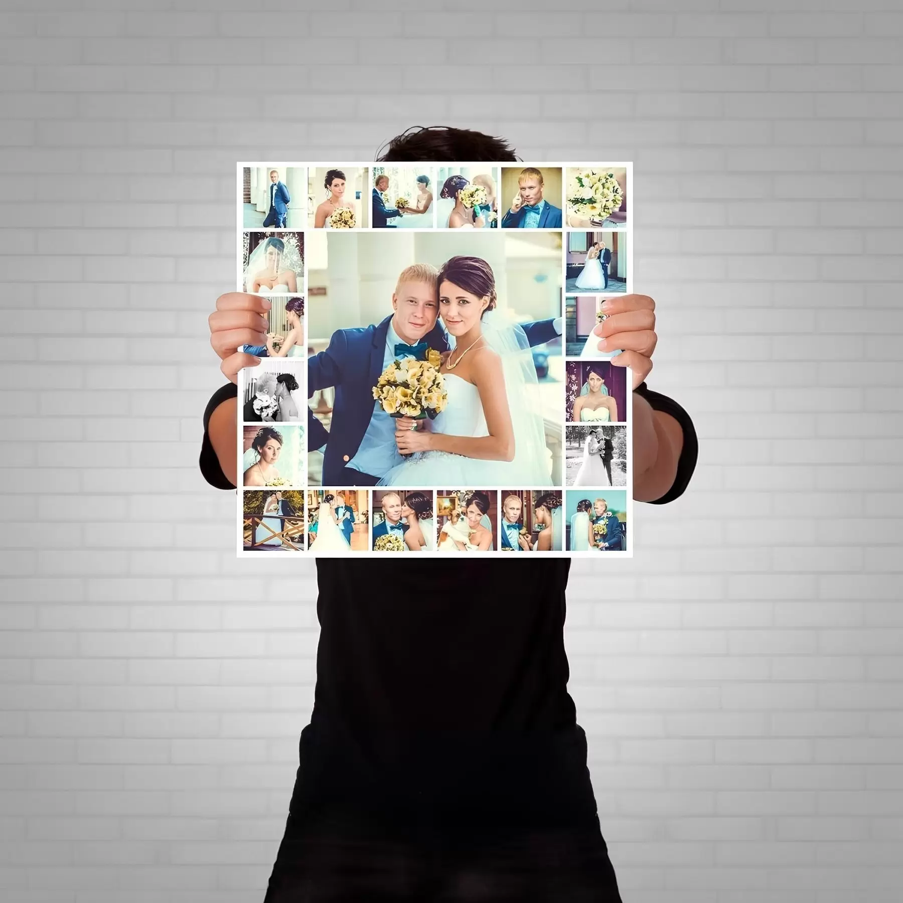 Fototapete Collage auf Leinwand als Geschenk kaufen s42674