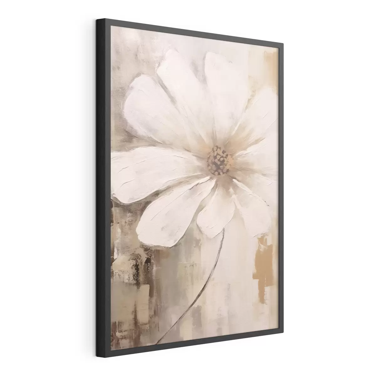 Poster Große weiße Blume f42641