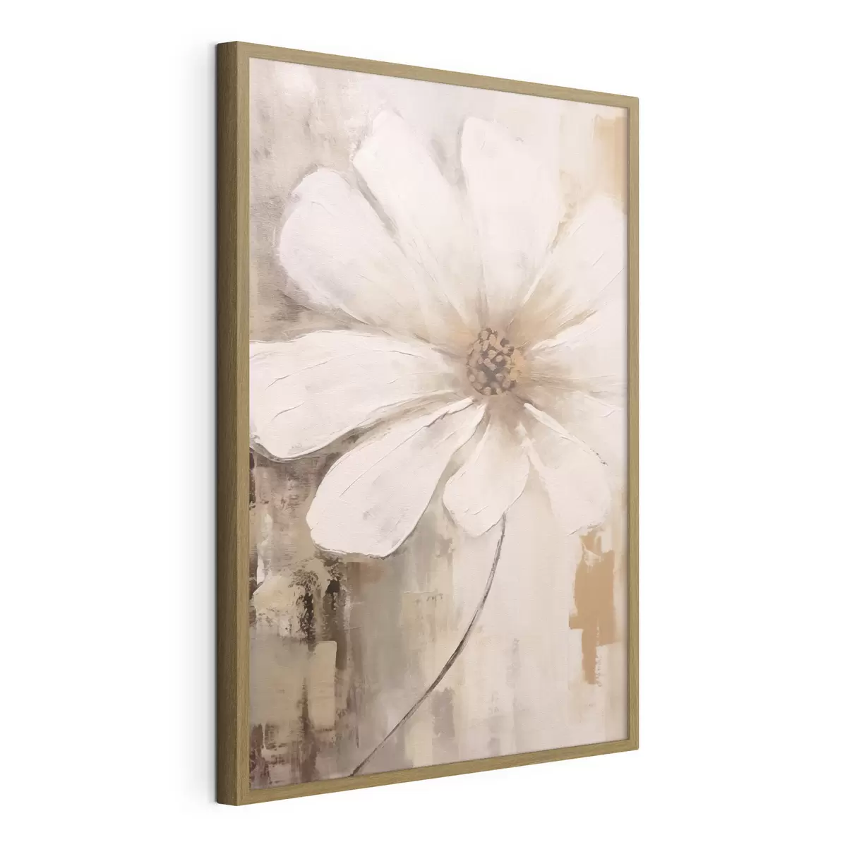 Poster Große weiße Blume f42641