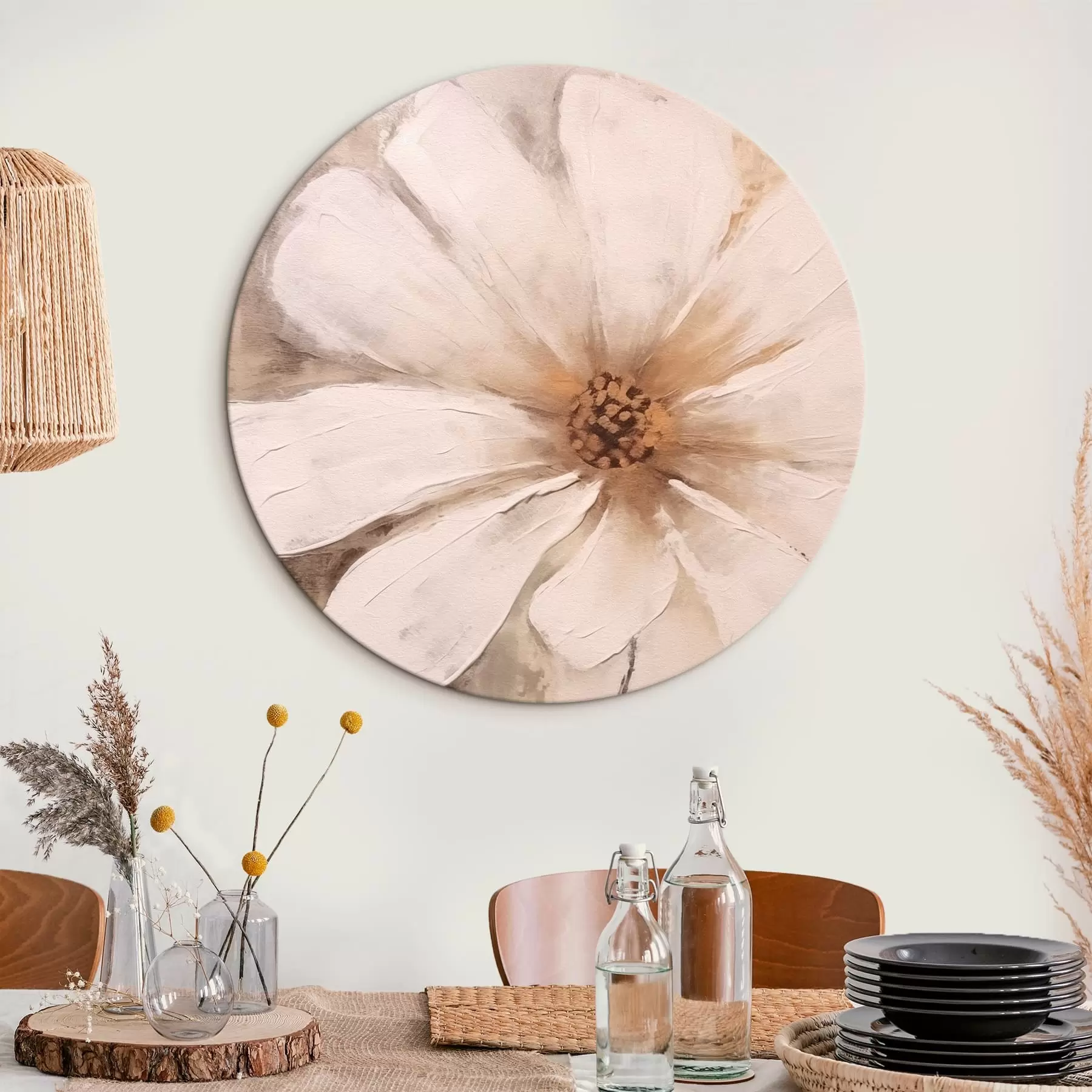 Fototapete Große weiße Blume r42641