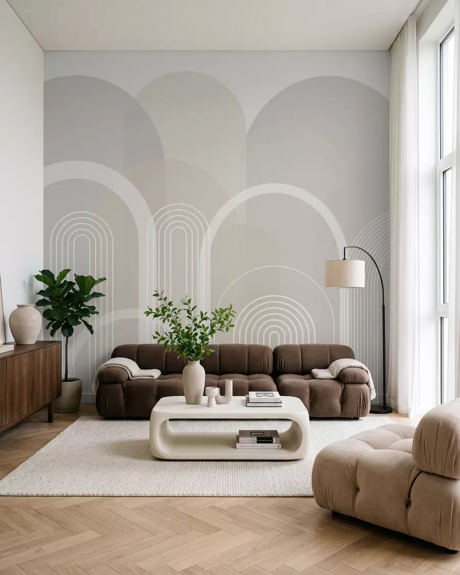 Fototapete Geometrische Bögen Boho w02935v1