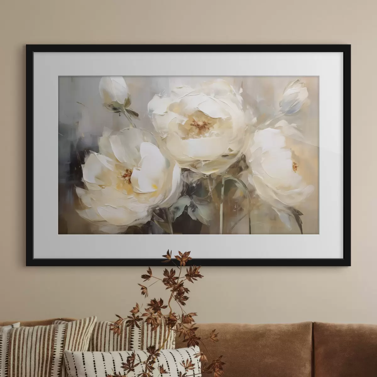 Poster Pfingstrosen im Traum f42752