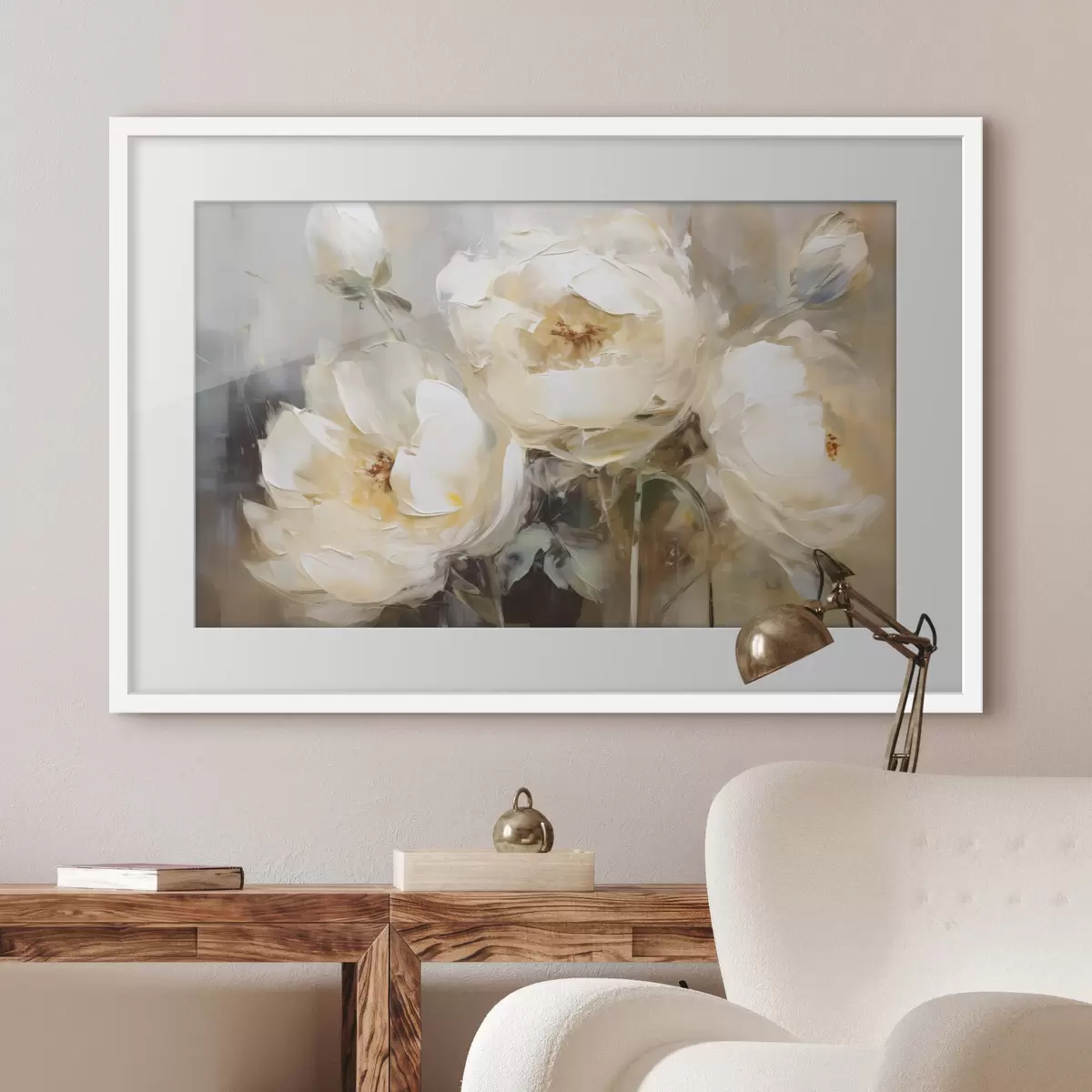 Poster Pfingstrosen im Traum f42752