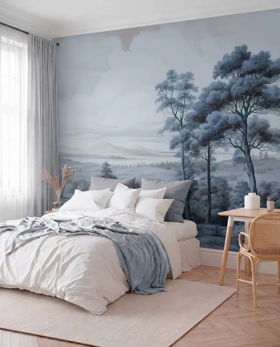 Fototapete Moderne Aquarelllandschaft w02978v1