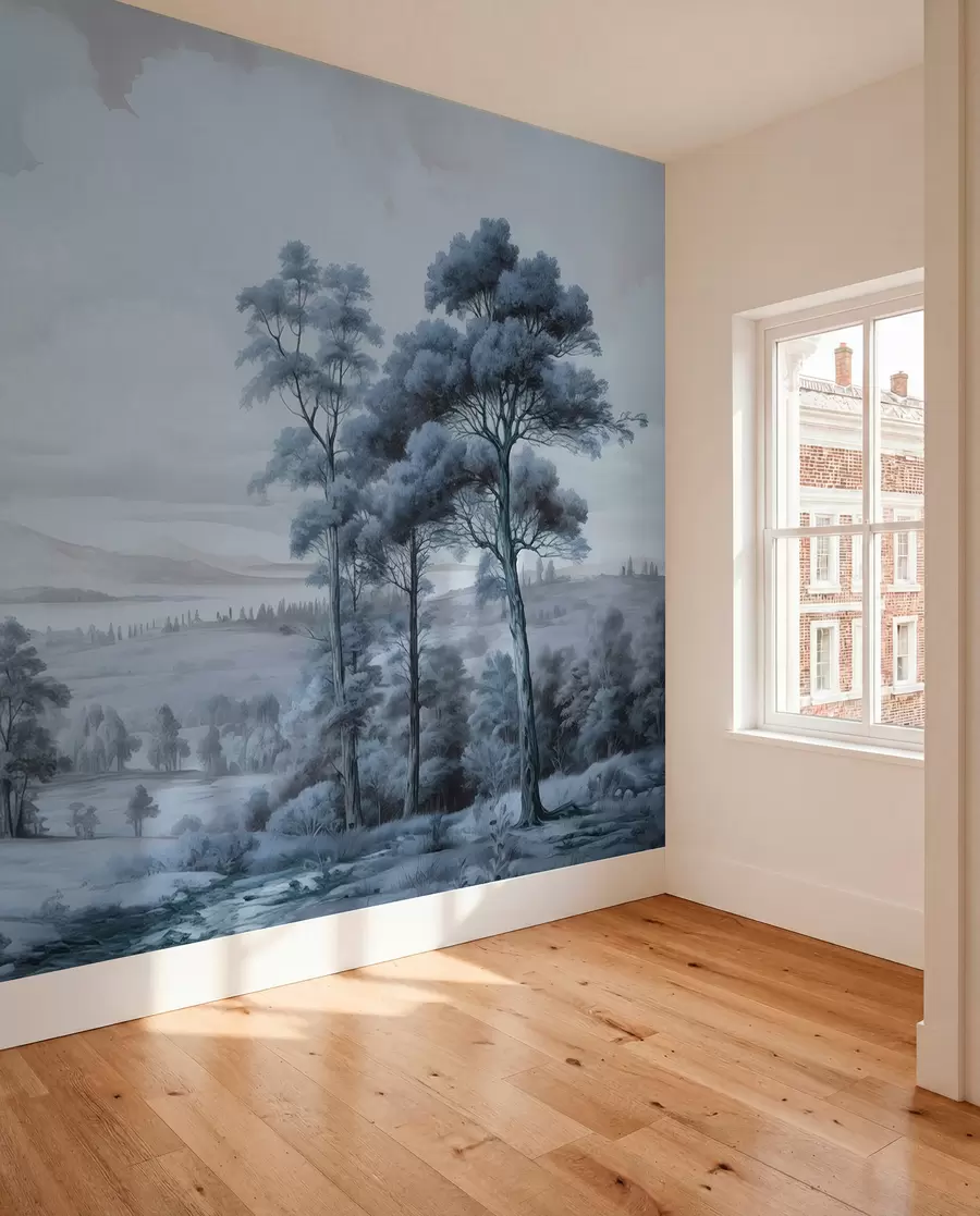 Fototapete Moderne Aquarelllandschaft w02978v1