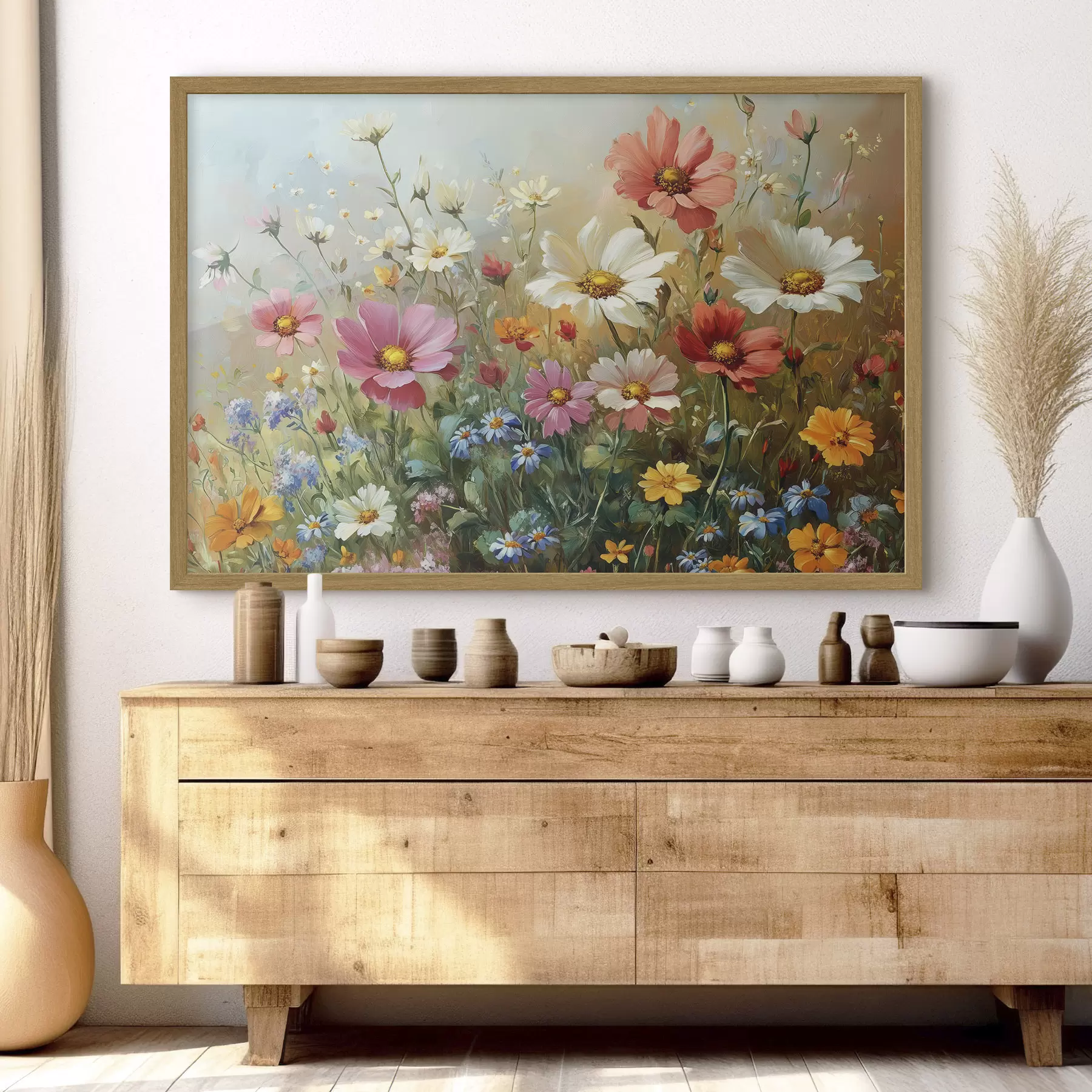 Fototapete Leuchtende Wildblumen f42852