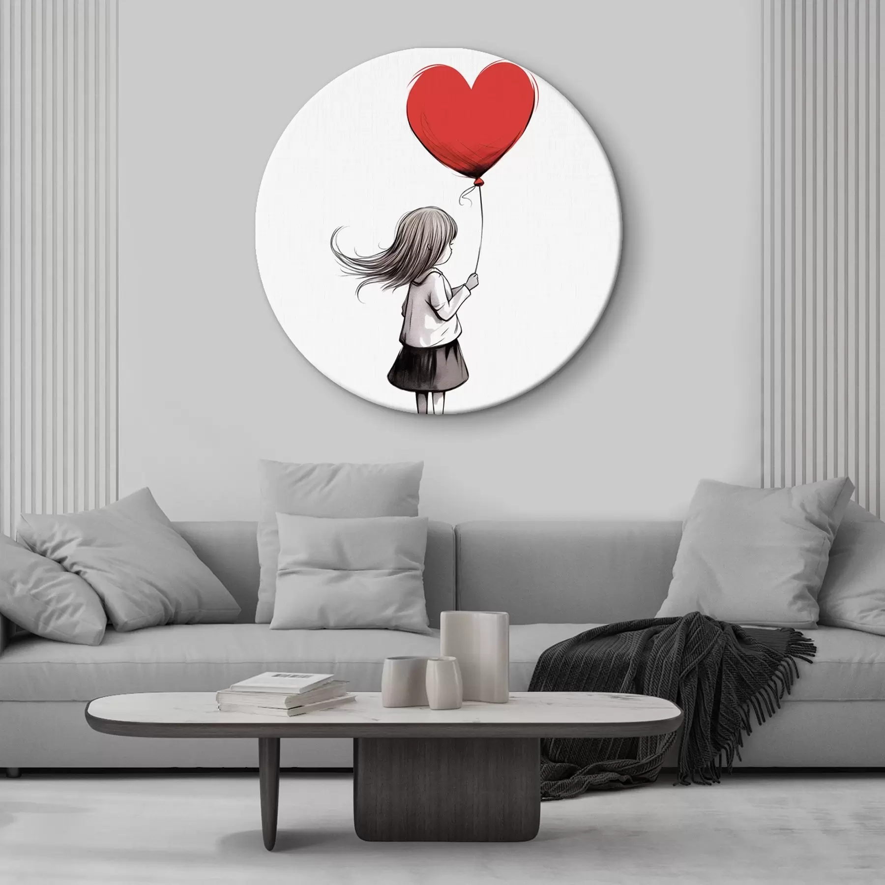 Fototapete Mädchen mit Luftballon r42872