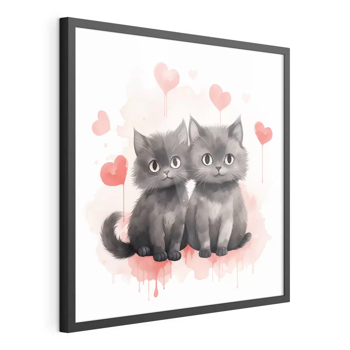 Poster Zwei süße Kätzchen f42868