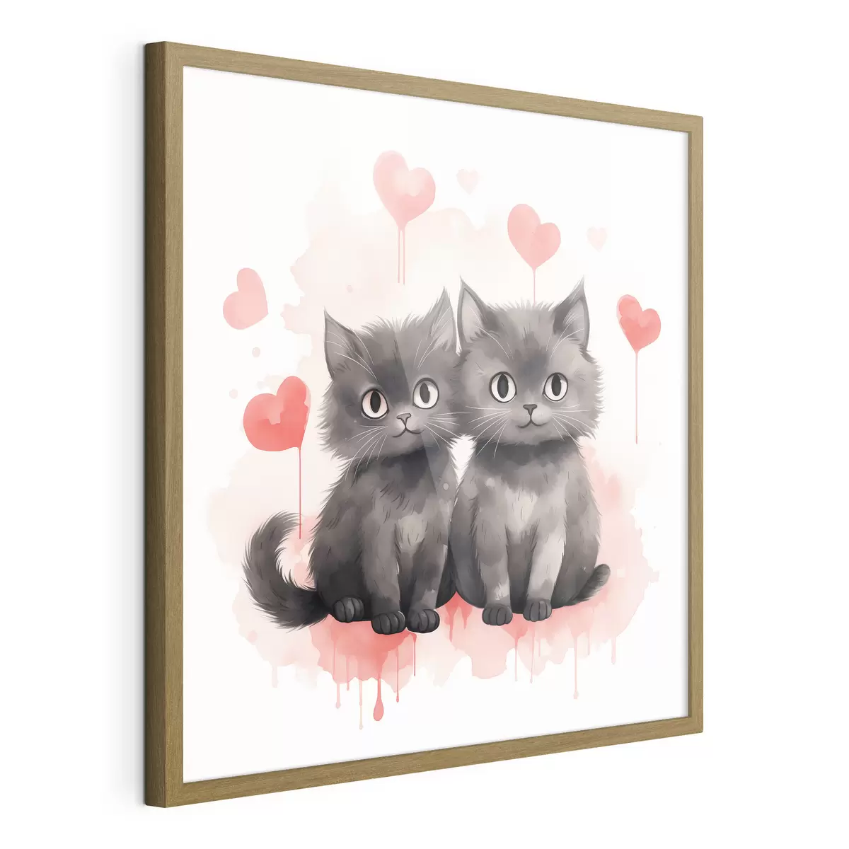 Poster Zwei süße Kätzchen f42868