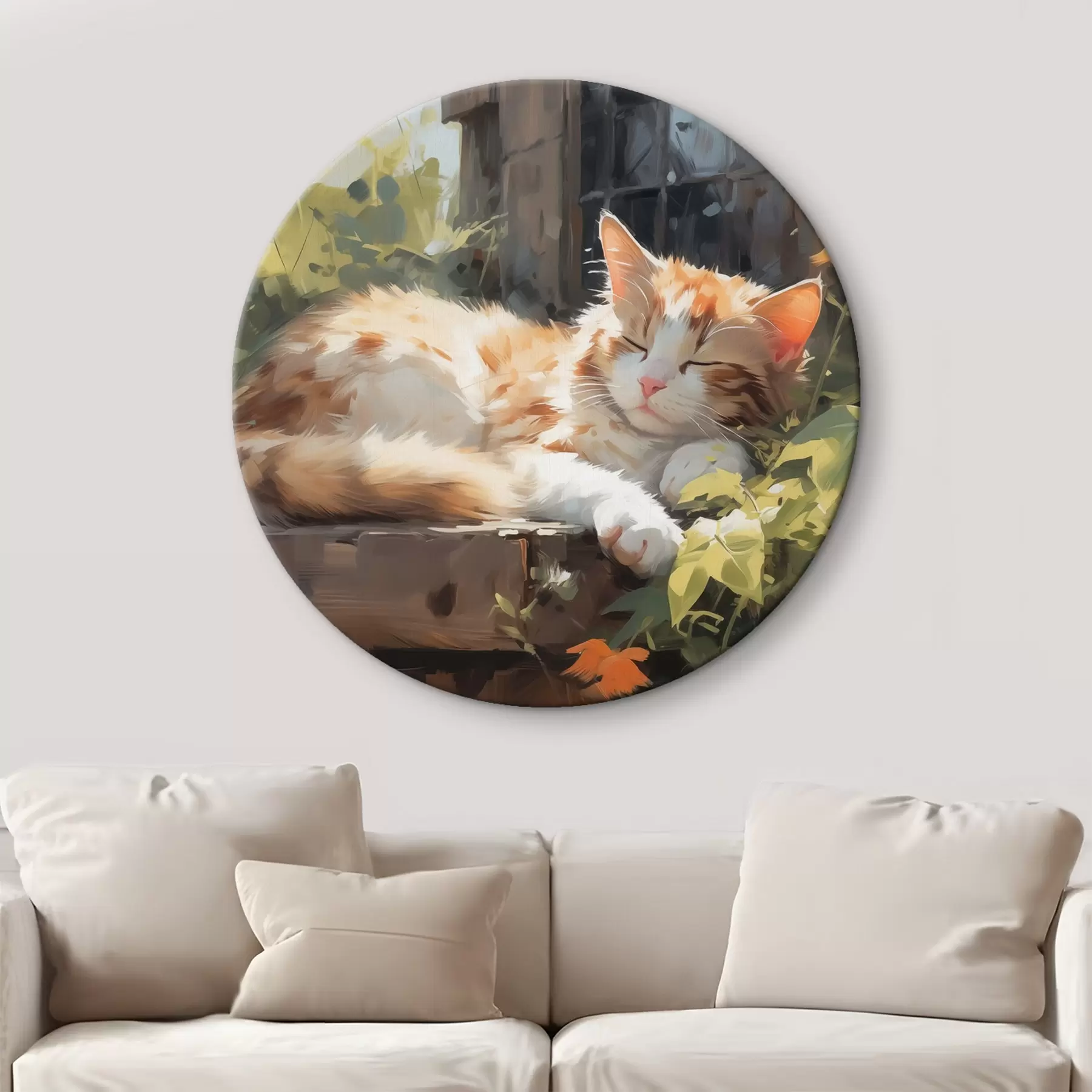 Fototapete Schlafende Katze r42900