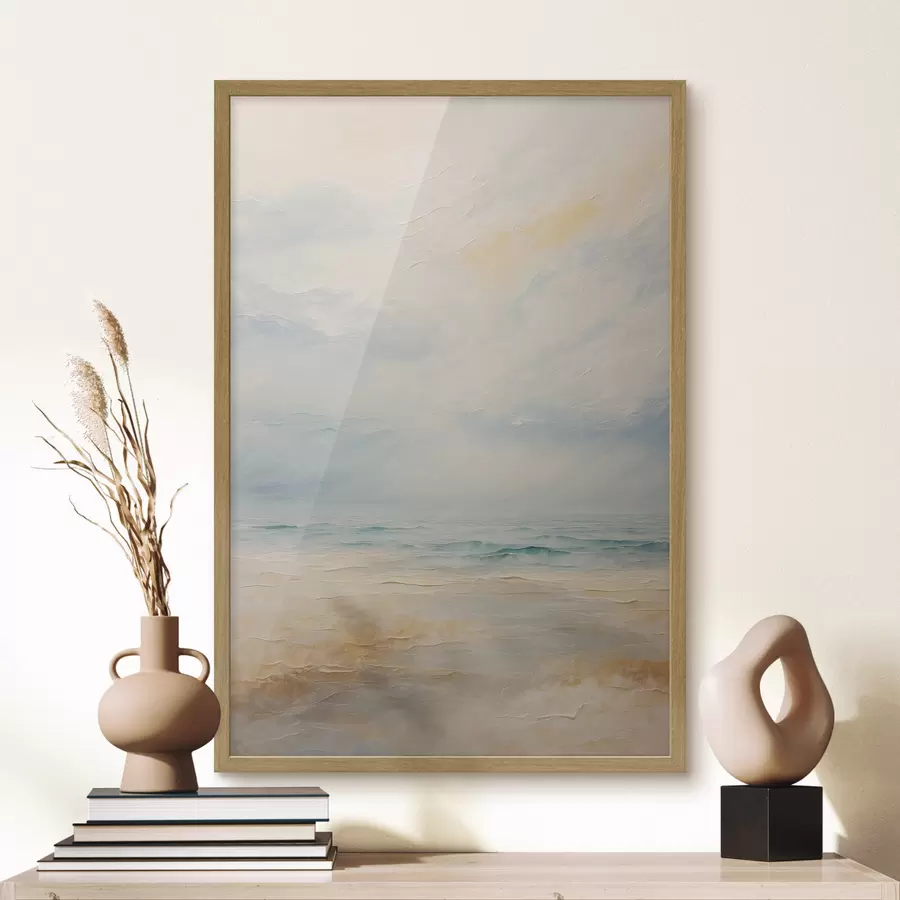 Fototapete Meer Strand in Acrylmalerei Stil f42759