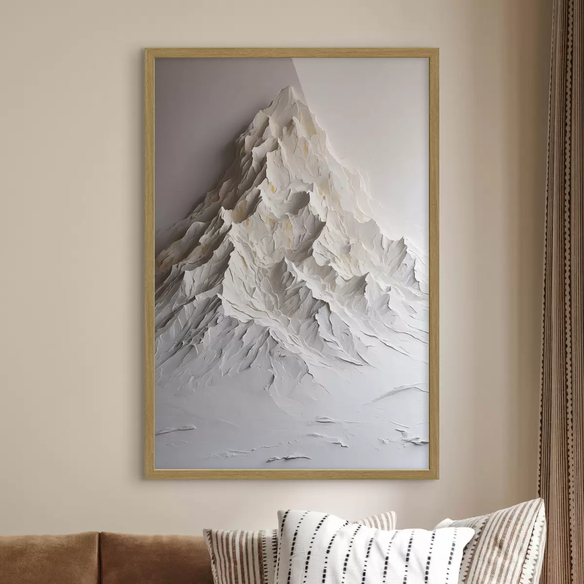 Poster Schneeberg im Stil eines Ölgemäldes f42760