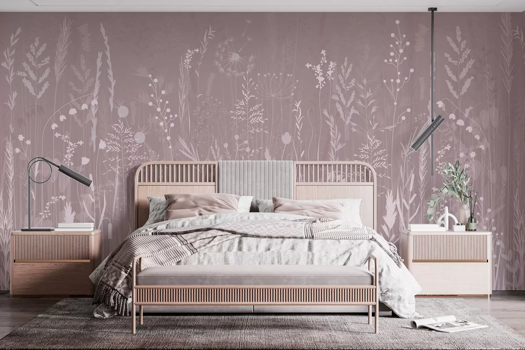 Fototapete Wildblumen und Pflanzen w03143v4