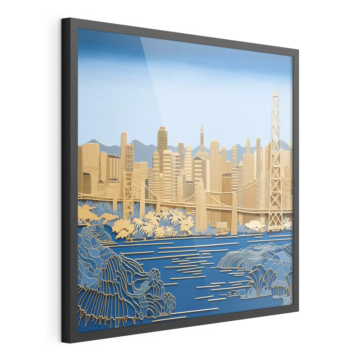 Poster Stadtblick f42886