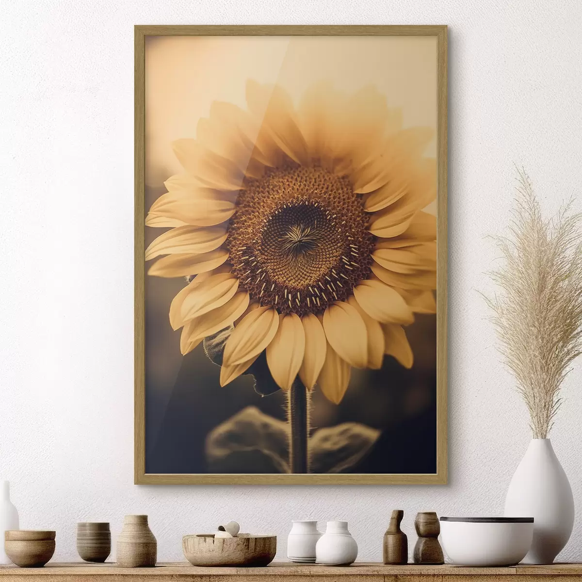 Poster Sonnenblume f43012
