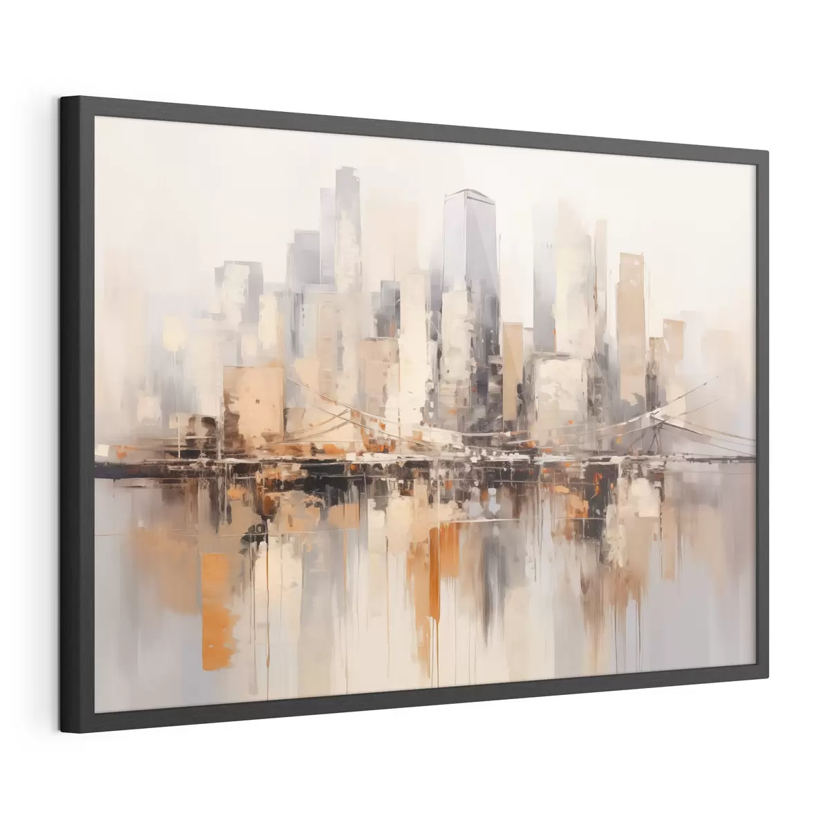 Poster Stadt jenseits des Wassers f43168