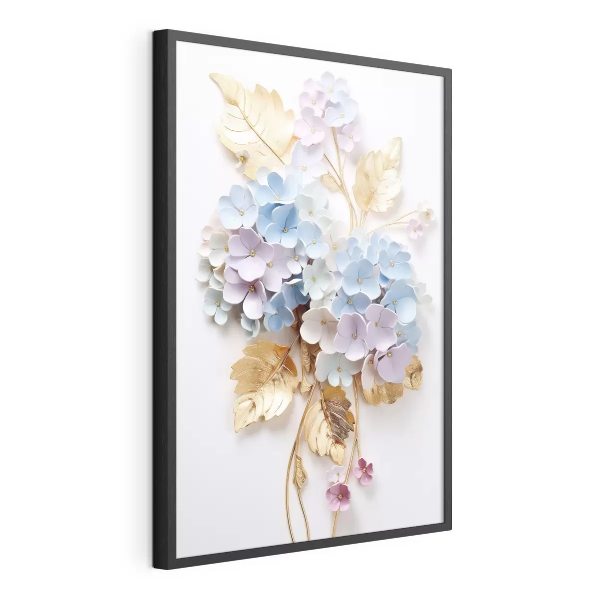 Poster Zarte Zweige der Hortensie f43122