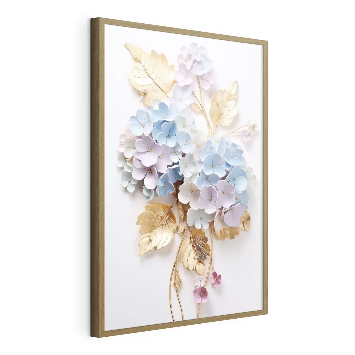 Poster Zarte Zweige der Hortensie f43122