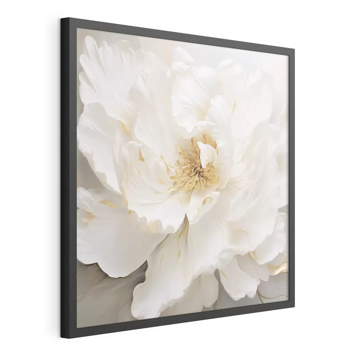 Poster Große weiße Blume f43126