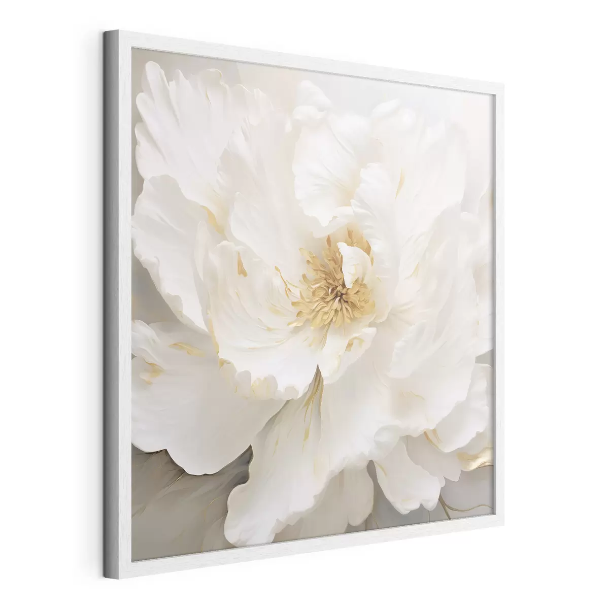 Poster Große weiße Blume f43126