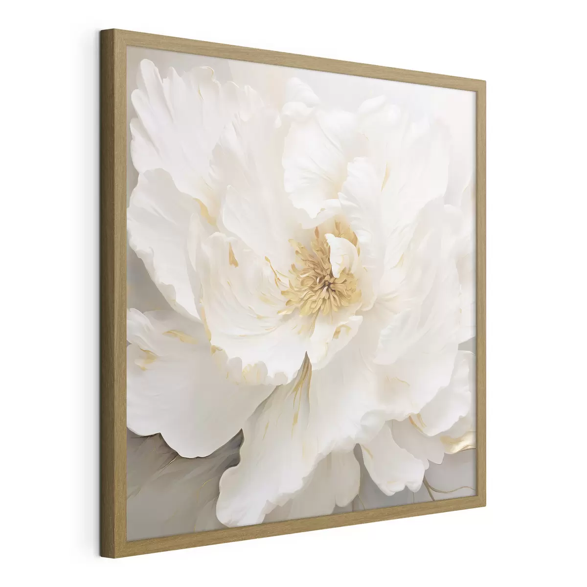Poster Große weiße Blume f43126