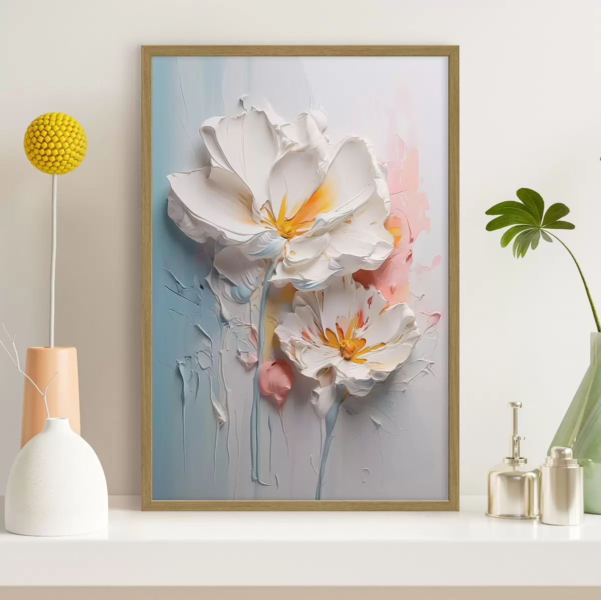 Poster Abstrakte Blumen f43196