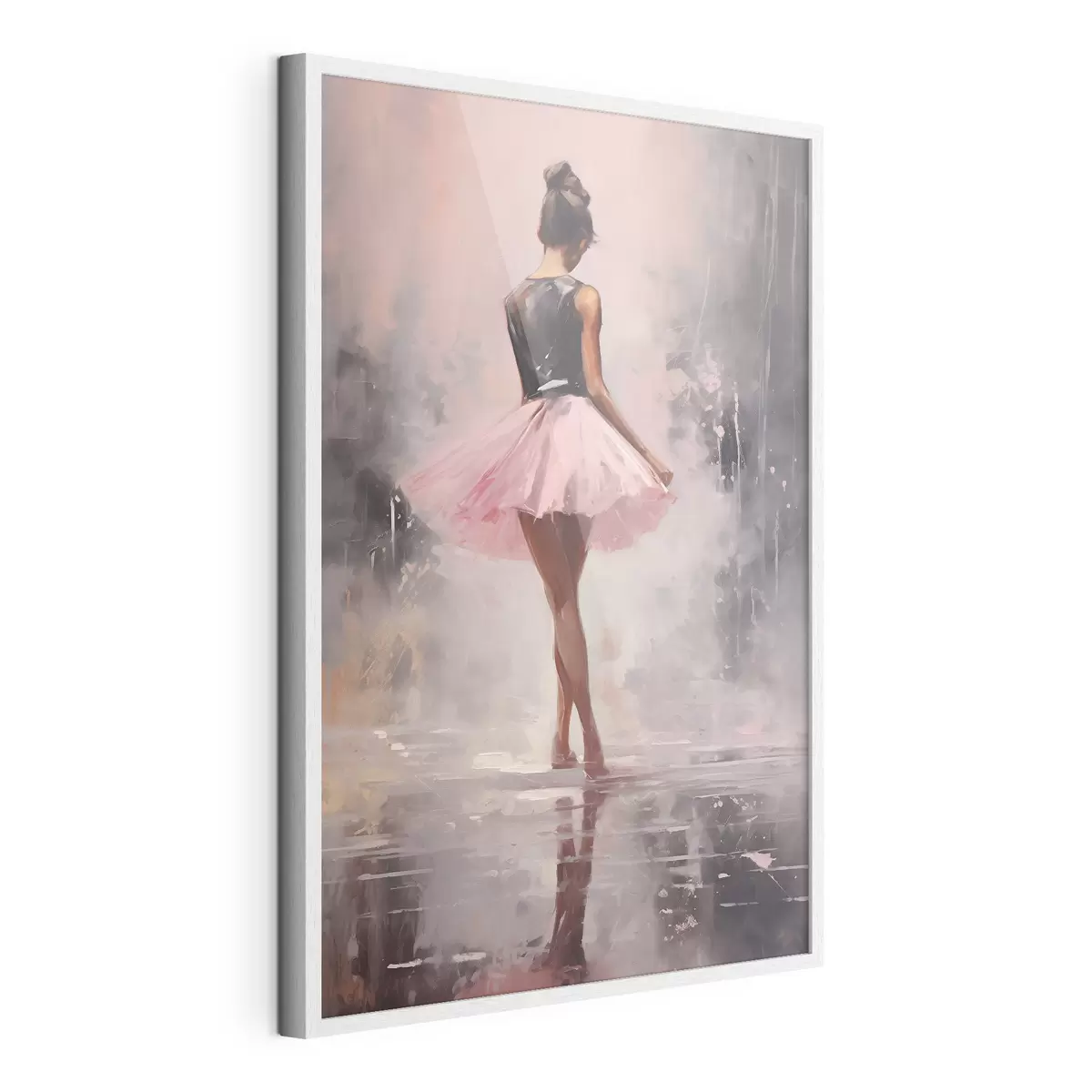 Poster Ein Mädchen in einem rosa Rock f43204